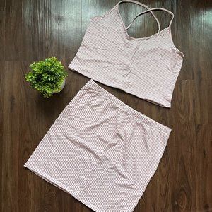 Two Piece Skirt and Tank Top Set
